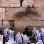 Praying at the Western Wall, Jerusalem