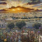 Jerusalem, painting by Ruth Mayer