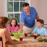 family eating food lunch grub